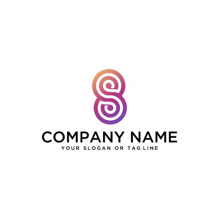 creative logo design Infinity concept vector templateのイラスト素材