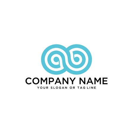 creative logo design Infinity concept vector templateのイラスト素材