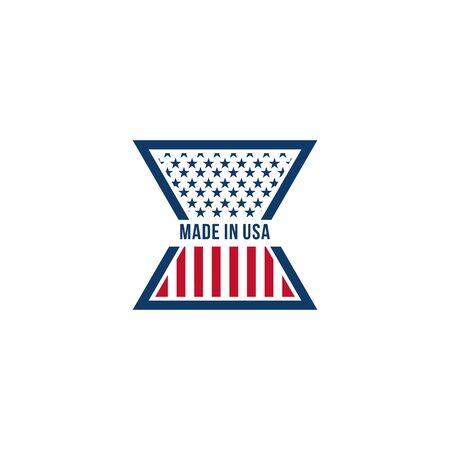 creative logo design concept american vector templateのイラスト素材