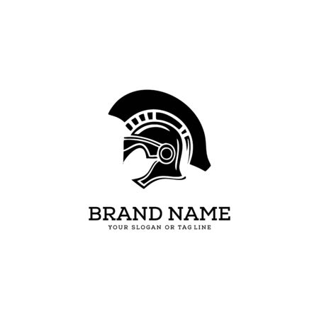 creative logo design concept warrior vector templateのイラスト素材