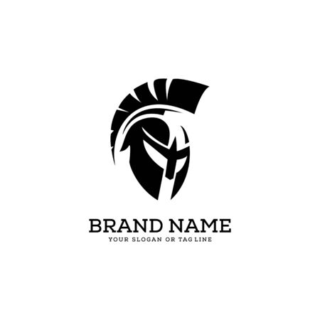 creative logo design concept warrior vector templateのイラスト素材