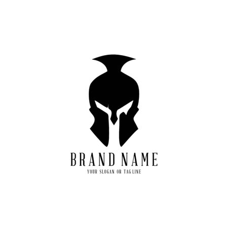 creative logo design concept warrior vector templateのイラスト素材