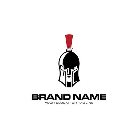 creative logo design concept warrior vector templateのイラスト素材