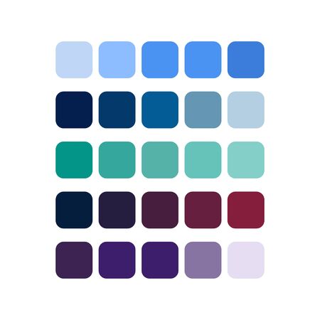 design color set palette vector illustrationのイラスト素材