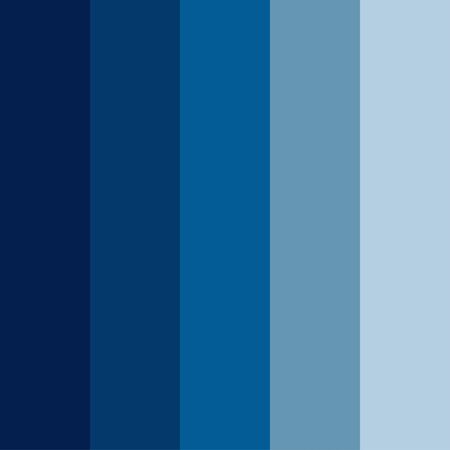 design Blue color palette vector illustrationのイラスト素材
