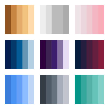 color set palette vector template illustrationのイラスト素材