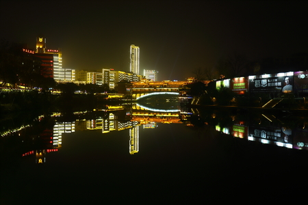 Night city viewのeditorial素材