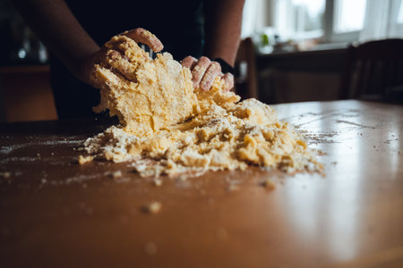 Dough in the makingの写真素材