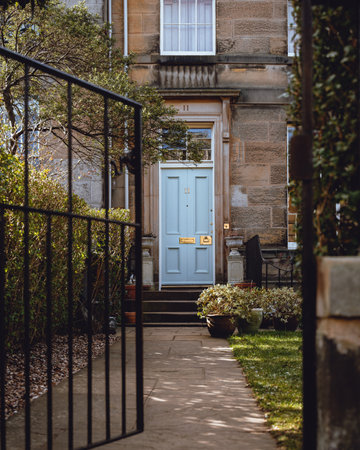 Pretty and elegant home in Edinburghの写真素材