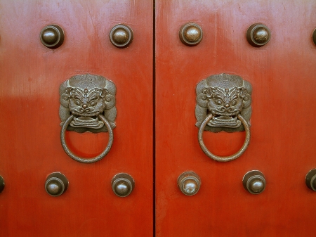 Chinese Doorの写真素材