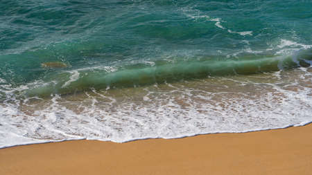 Waves on the beachの写真素材