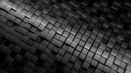 Abstract colored background with lines and cubes