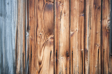 just one silver wood plank の写真素材