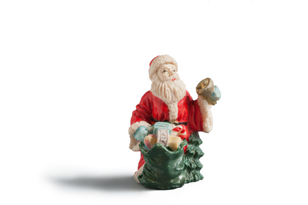 Figure of father frost with a golden bellの写真素材