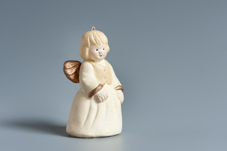 Little figure of a christmas angel decorationの写真素材