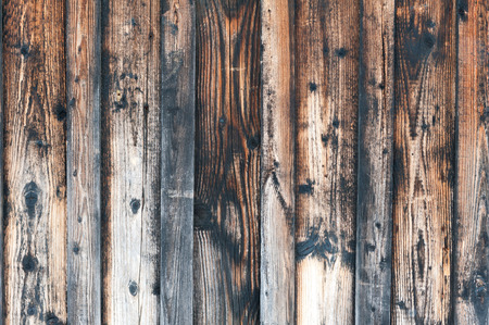 Old dirty wooden planks in close upの写真素材