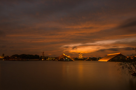 Beautiful sunset sceneryのeditorial素材