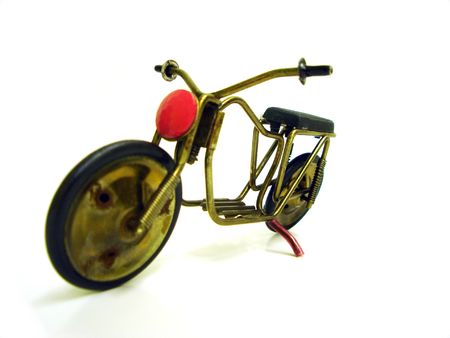 toy motorbikeの写真素材