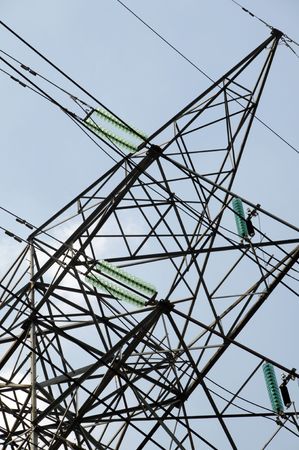 power lineの写真素材