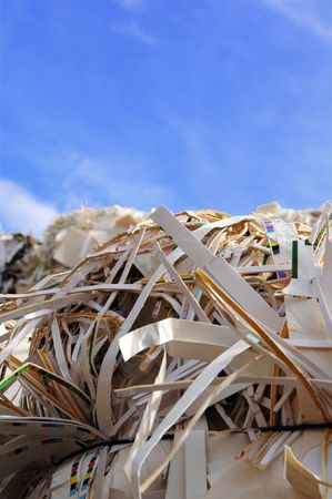 recycling papers.の写真素材