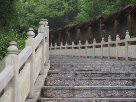 Romance of the three kingdom park. Travel in Wuhan , Hubei Province , chinaの写真素材