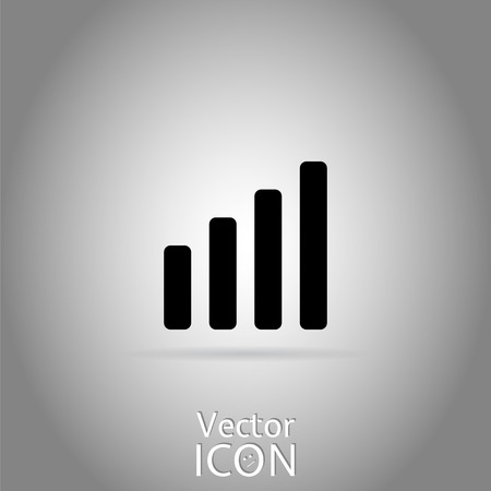 Signal strength indicators. Made in vectorのイラスト素材