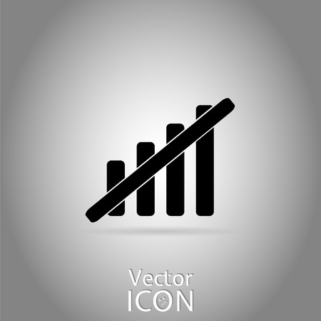 Signal strength indicators. Made in vectorのイラスト素材