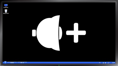 Icon speaker louder on the screen monitor. Made vector illustrationのイラスト素材