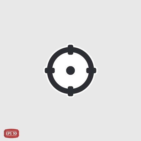 Icon Sight. Flat design style. Made vector illustrationのイラスト素材