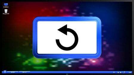 Loading and Buffering Icon on the screen monitor. Made in vector illustrationのイラスト素材