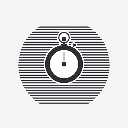 Stopwatch icon. Flat design style. のイラスト素材