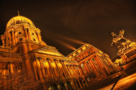 Buda Castle Budapest Hungary taken in 2015のeditorial素材