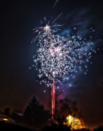 New Years Fireworks taken in 2015の写真素材