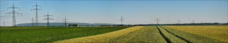 German Farmland Panorama taken in 2015