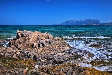Pittulongu Beach Sardinia Italyの写真素材