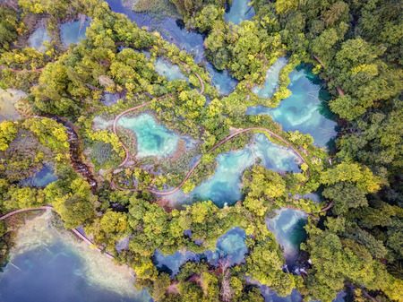 Plitvice Lakes National Park Croatia taken in 2015の写真素材