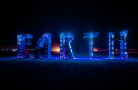 Black Rock Desert, USA - 2nd of September 2016: Burning Man taken in 2015