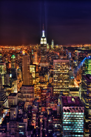 New York Skyline taken in 2015の写真素材