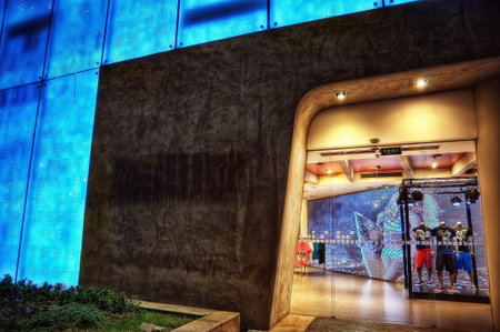 Nike Store Shanghai taken in 2015のeditorial素材