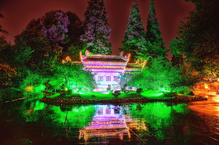 Chengdu Temple, China taken in 2011の写真素材