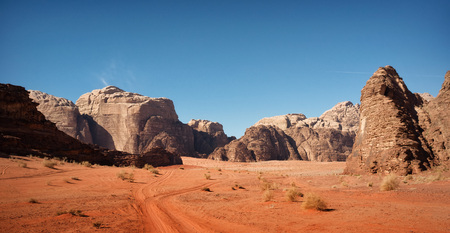 Wadi Rum Jordan taken in 2015の写真素材