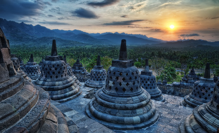 Borobudur Indonesia taken in 2015の写真素材