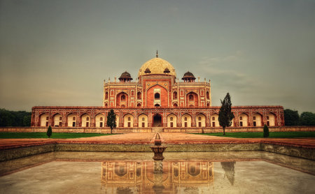 Humayun's Tomb Delhi taken in 2015のeditorial素材