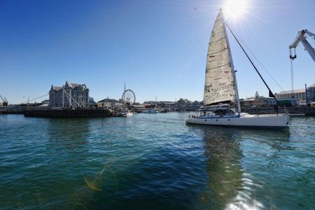 Cape Town Harbour, South Africa taken in 2015のeditorial素材