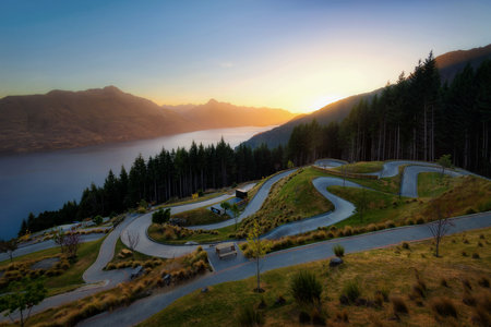 Queenstown New Zealand taken in 2015のeditorial素材