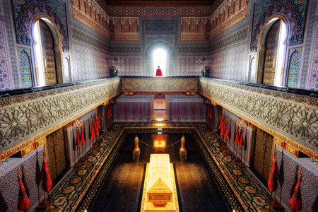 Mausoleum of Mohammed V Moroccoのeditorial素材