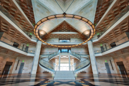 The Museum of Islamic Art, Doha, Qatar taken in 2015のeditorial素材