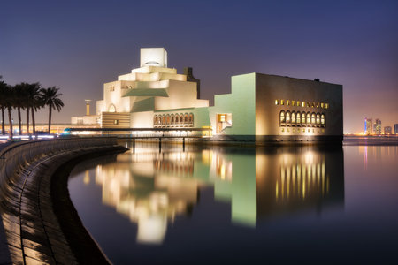 The Museum of Islamic Art, Doha, Qatar taken in 2015のeditorial素材