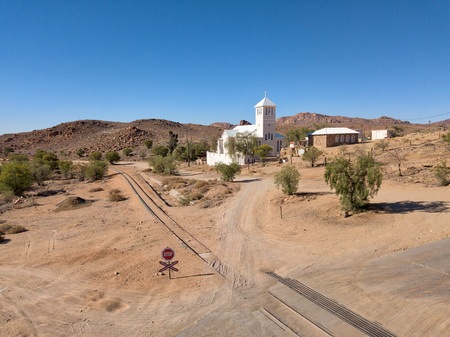 German Desert Village Aus in Southern Namibia taken in January 2018の写真素材