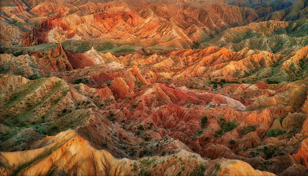 Fairytale Canyon Skazka in Kyrgyzstanの写真素材